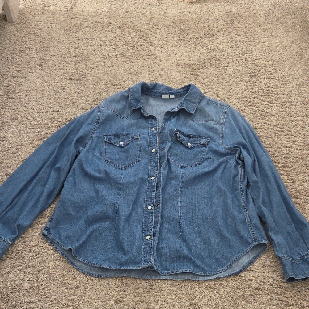 GAP Classic Blue Denim Shirt